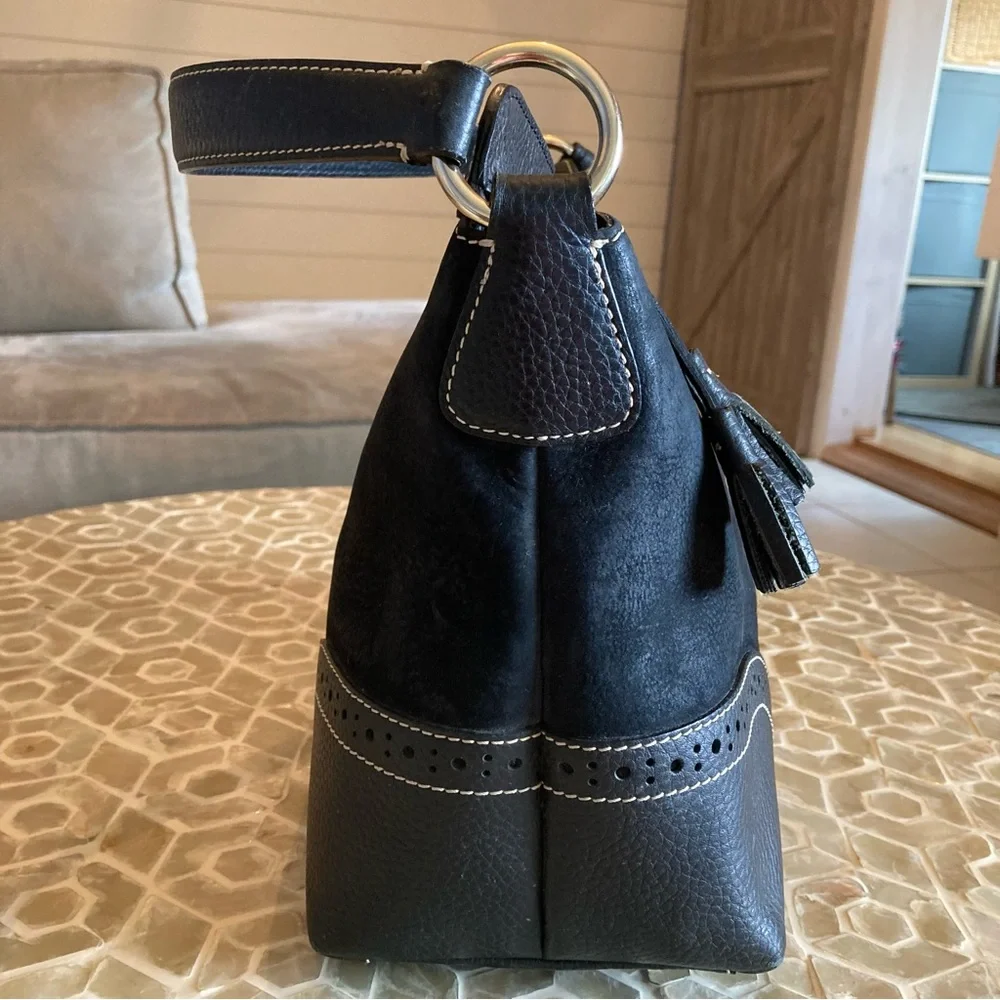 Dooney & Bourke T’Moro slouch shoulder bag in black